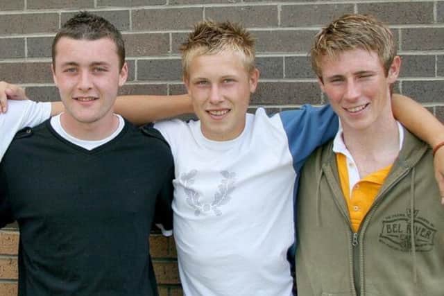 Tam Scobbie, Scott Arfield and Chris Mitchell were young team-mates together at Falkirk.
