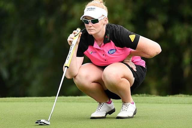 Kylie Henry finished joint-seventh after picking up two shots in her last five holes at Royal Canberra