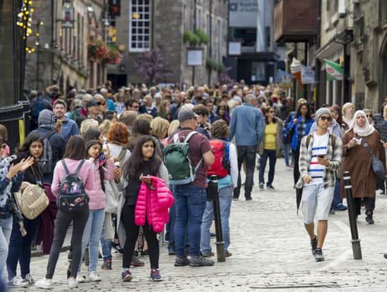 Edinburgh's booming tourism industry has fueled the rise of short term lets. Picture: Ian Rutherford