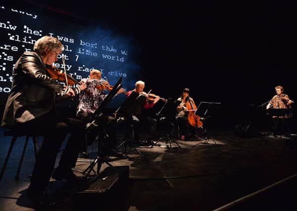 The Kronos Quartet and Laurie Anderson PIC: Mark Allan