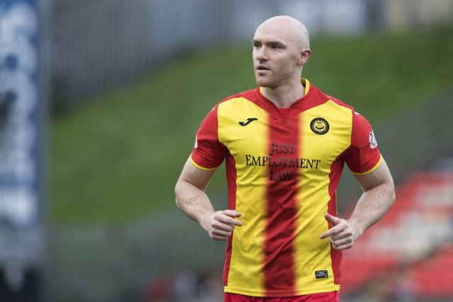Conor Sammon has impressed in his loan spell at Partick Thistle. Picture: SNS