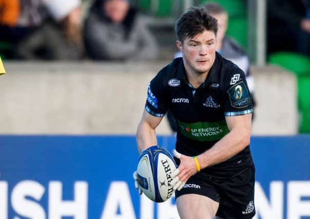 George Horne, who won the Warrior of the Month award for January, has signed a new deal with Glasgow. Picture: SNS Group