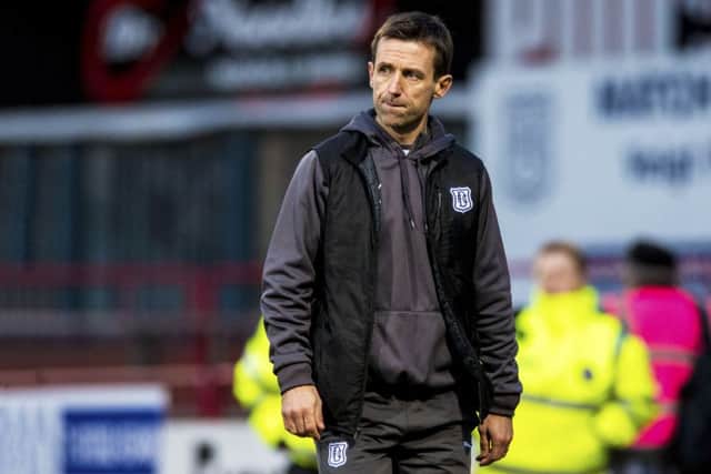 Dundee Manager Neil McCann has called on the club's fans to back the team. Pic: Alan Harvey/SNS