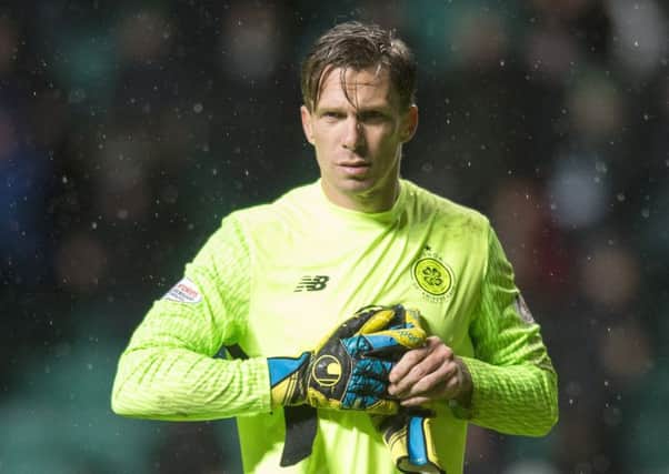 Celtic keeper Dorus de Vries' last European outing was a 7-0 loss to Barcelona. Picture: Ross MacDonald/SNS
