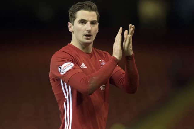 Aberdeen midfielder Kenny McLean is set on winning the Scottish Cup to round off his spell at Pittodrie. Picture: SNS.