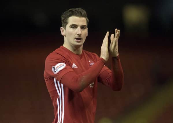 Aberdeen midfielder Kenny McLean is set on winning the Scottish Cup to round off his spell at Pittodrie. Picture: SNS.