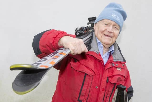 George Stewart, from Scone, first picked up a set of skis while serving in Italy during the Second World War