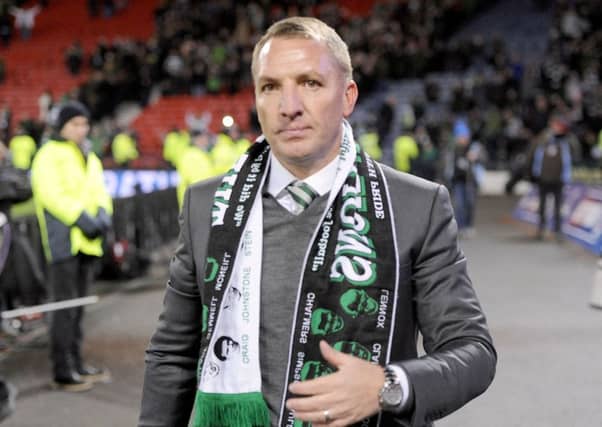 Celtic boss Brendan Rodgers. Picture: Michael Gillen