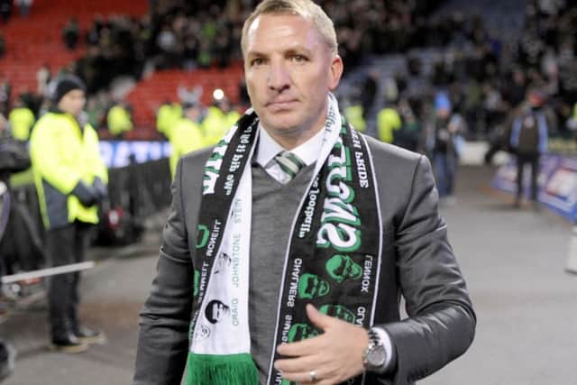 Celtic boss Brendan Rodgers. Picture: Michael Gillen