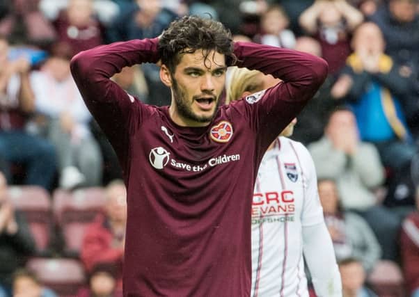 Tony Watt played for Hearts during the first half of the 2016/17 season. Picture: Ian Georgeson
