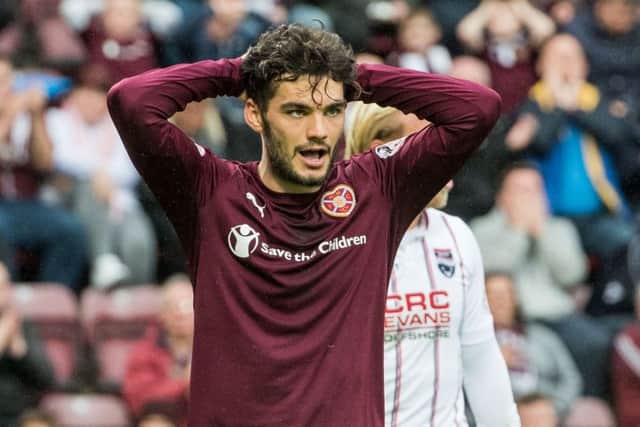 Tony Watt played for Hearts during the first half of the 2016/17 season. Picture: Ian Georgeson