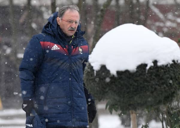 Jacques Brunel has omitted a number of players from his 31-man squad. Picture: AFP/Getty Images