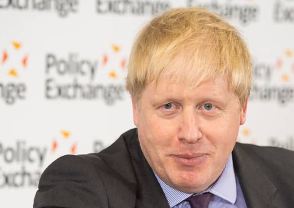Foreign Secretary Boris Johnson delivers his speech "Road to Brexit, a United Kingdom". Picture: Dominic Lipinski/PA Wire