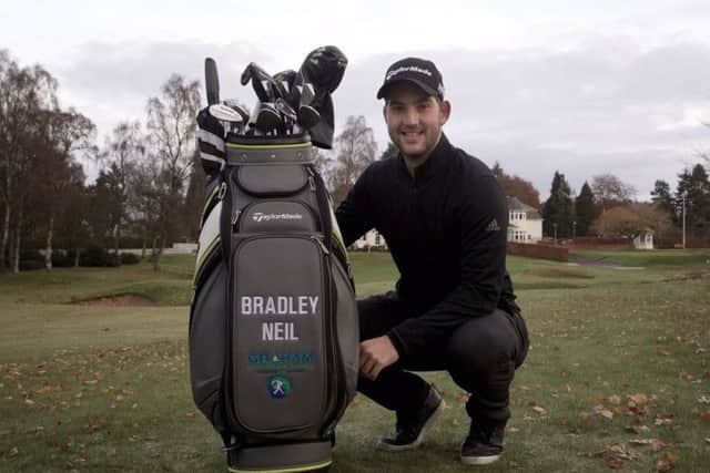 Bradley Neil won his European Tour card at Al Mouj Golf, venue for this week's NBO Oman Open