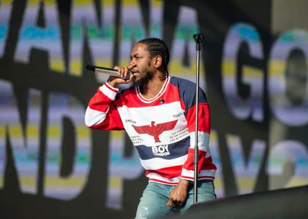 Kendrick Lamar is coming to Glasgow. Picture: Alan D West/PA Wire