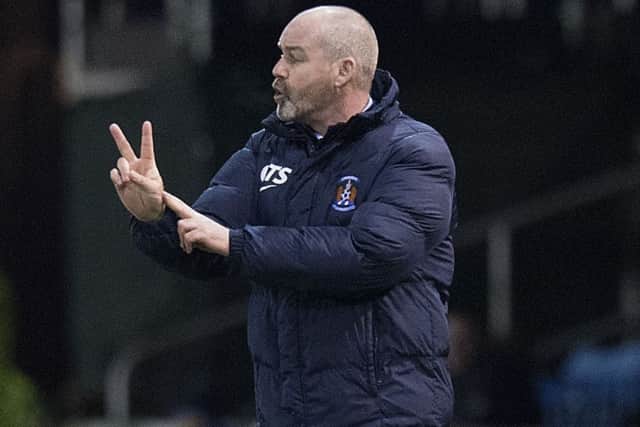 Kilmarnock manager Steve Clarke oversaw this week's 3-2 win over Dundee, which made it seven home wins on the trot for Killie. Picture: Ross Parker/SNS