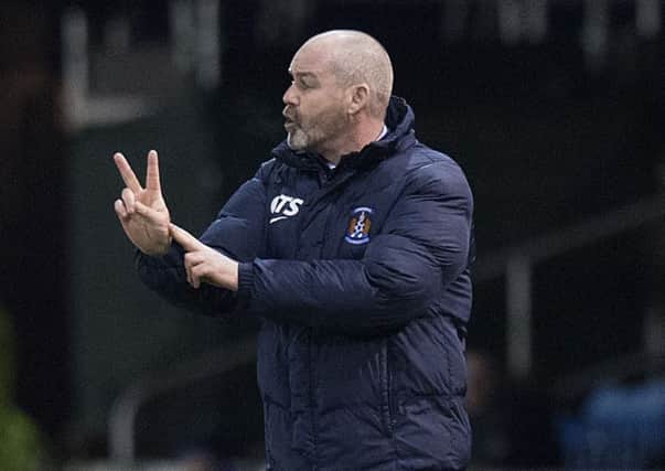 Kilmarnock manager Steve Clarke oversaw this week's 3-2 win over Dundee, which made it seven home wins on the trot for Killie. Picture: Ross Parker/SNS