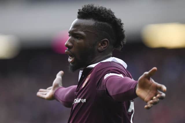 Esmael Goncalves says racial abuse played a part in his decision to leave Hearts in January. Picture: SNS