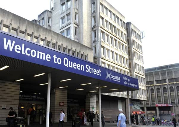 Consort House is being demolished as part of the expansion of Queen Street Station. Picture: John Devlin