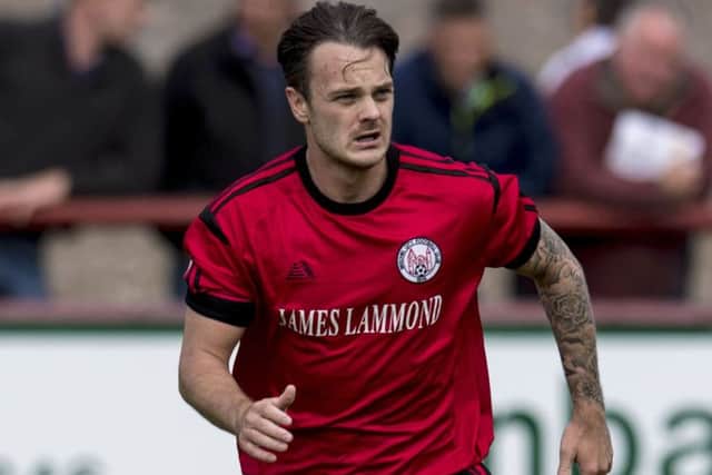 Clyde striker Ally Love (pictured playing for Brechin City earlier this season). Picture: SNS