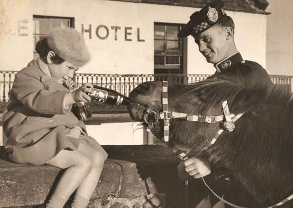 Cruachan II, who served between 1952 and 1979, was known to enjoy a beer. PIC: Courtesy of Argyll and Sutherland Highlanders Museum.