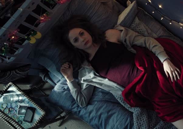 Karen Gillan in a scene from the The Party's Just Beginning, which she wrote and directed