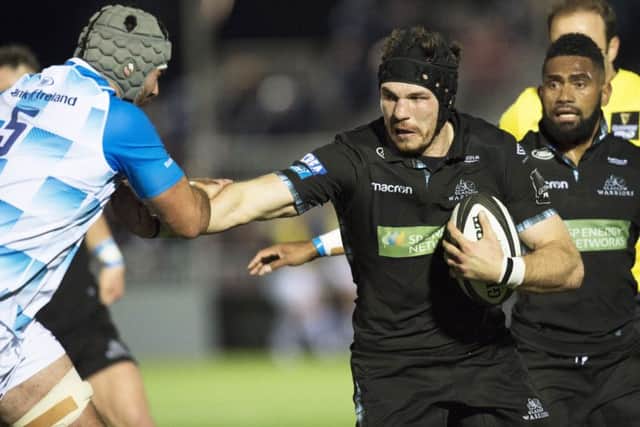 Tim Swinson in action for Glasgow Warriors against Leinster in November. Picture: SNS Group