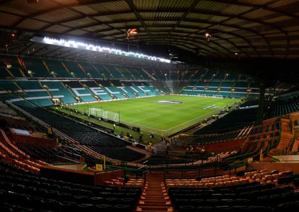 A general view of  Celtic Park ahead of the match between Celtic and Zenit St Petersburg. Picture: Getty images