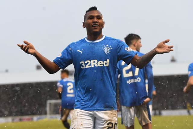 Alfredo Morelos is a wanted man. Picture: SNS