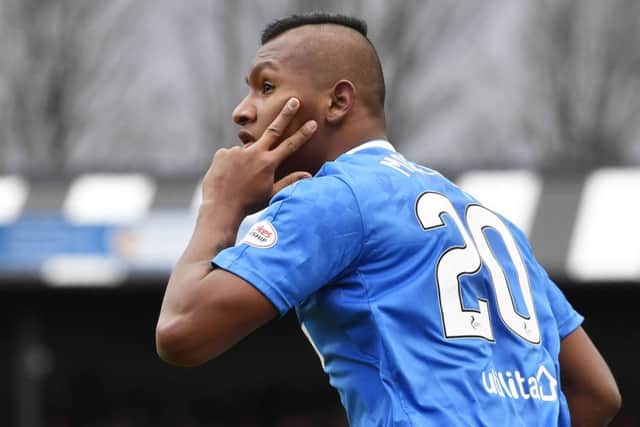Alfredo Morelos was the subject of three bids in January. Picture: SNS