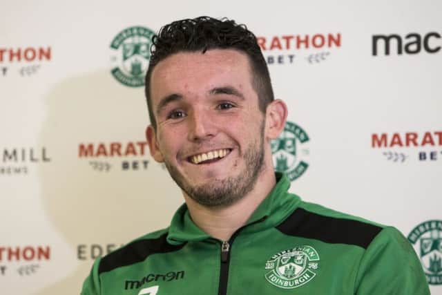 John McGinn speaks to the media ahead of his side's clash with Aberdeen this weekend. Picture: SNS
