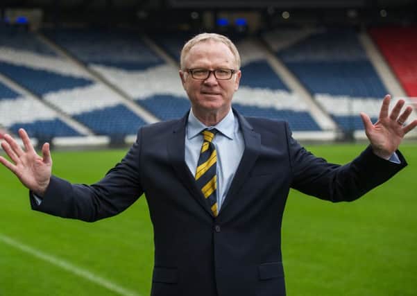 Alex McLeish has said it was his destiny to be appointed Scotland manager.
Picture; John Devlin