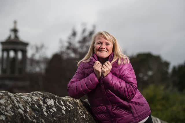 Rhona Howie wraps up in Brig o Doon, Ayrshire, 16 years on from her crowning moment. Picture: John Devlin