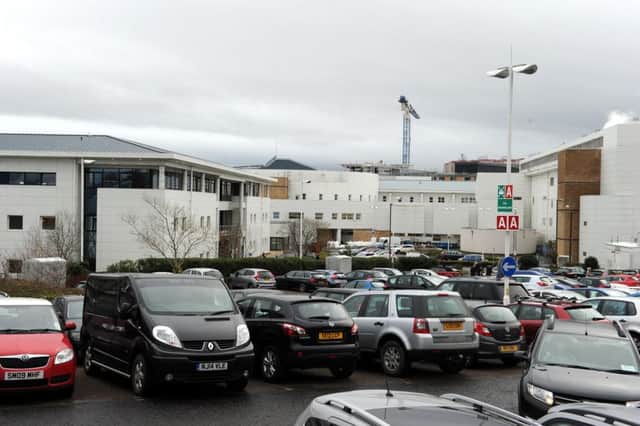 NHS Lothian has received repeated complaints aboutÂ parkingÂ at Edinburgh Royal Infirmary. Picture: Lisa Ferguson
