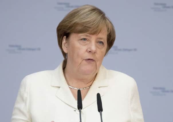 Angela Merkel: wants to know more about UK's plans. Picture: AP