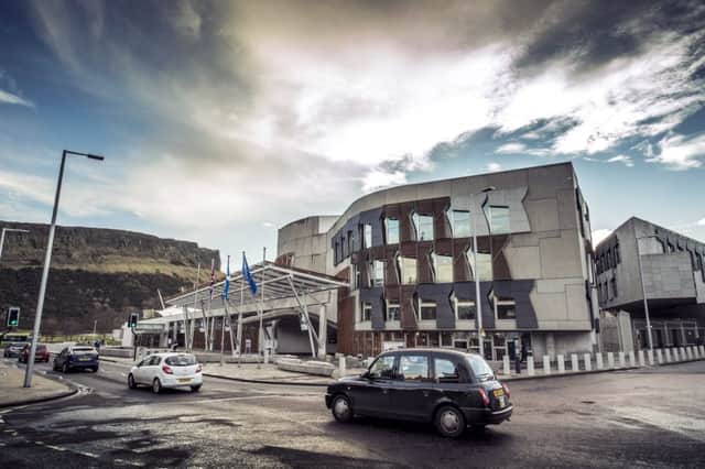 The Scottish Parliament building. Picture: Ian Georgeson
