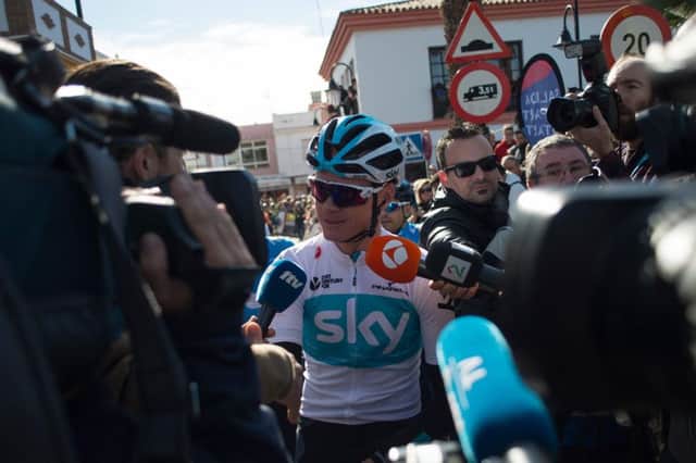 The evidence that the salbutamol Chris Froome took might be a performance-enhancer is sketchy. Photograph: AFP/Getty Images