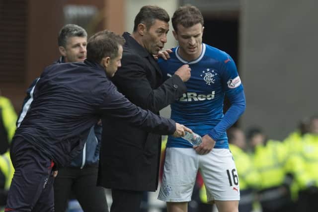 Early on in Caixinhas tenure Halliday knew that is future wasnt going to be at Rangers. Picture: SNS
