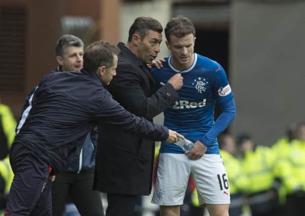 Early on in Caixinhas tenure Halliday knew that is future wasnt going to be at Rangers. Picture: SNS