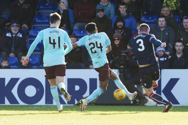 Ross County's Jason Naismith scores to make it 1-1. Picture: SNS/Paul Devlin