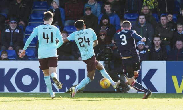 Ross County's Jason Naismith scores to make it 1-1. Picture: SNS/Paul Devlin