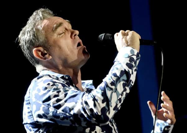 Singer Morrissey was in tremendous voice throughout his Glasgow gig. Picture: Kevin Winter/Getty Images