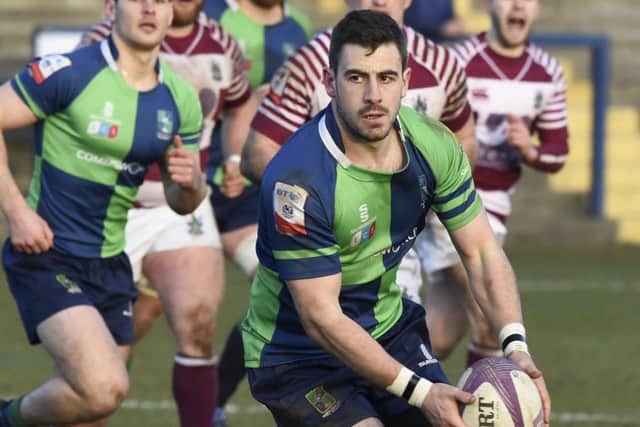 Stand-off Chris Laidlaw looks to spark a Boroughmuir attack. Picture: Ian Rutherford.