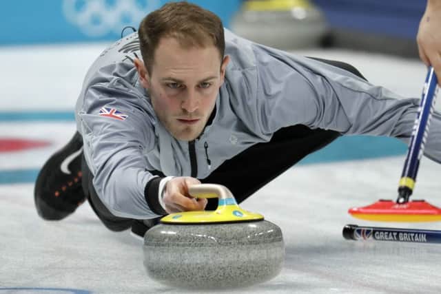 Kyle Smith and his GB rink are joint fourth in the standings. Picture: AP