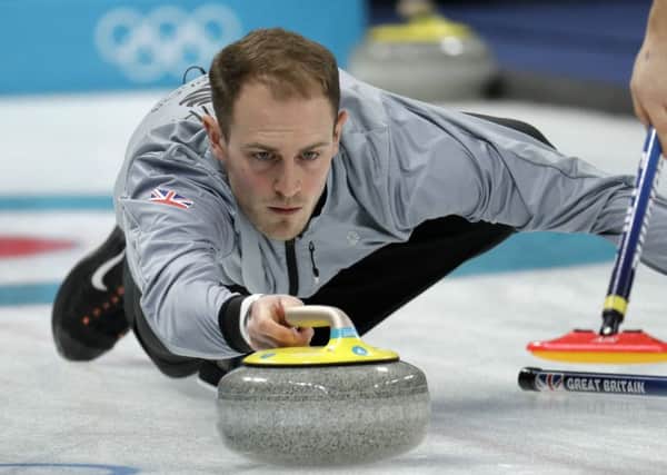 Kyle Smith and his GB rink are joint fourth in the standings. Picture: AP