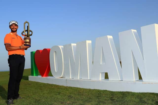 Dutchman Joost Luiten claimed victory in the inaugural NBO Oman Open by two shots. Picture: Getty Images