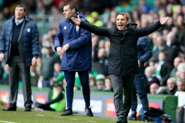 Brendan Rodgers insists he fielded a strong team against St Johnstone. Picture: PA