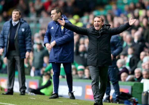Brendan Rodgers insists he fielded a strong team against St Johnstone. Picture: PA