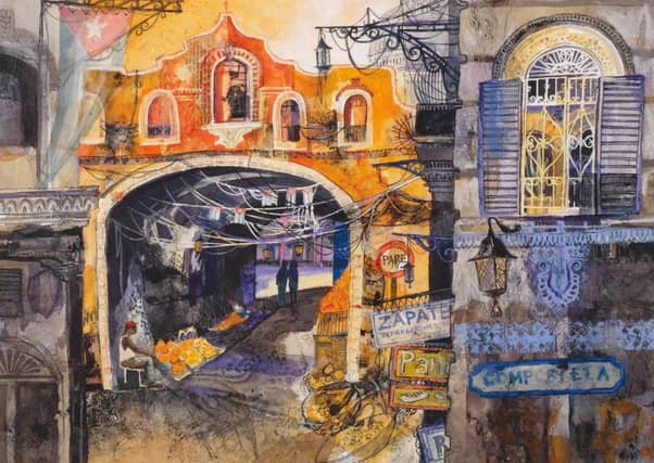 Midday, Havana Liz Myhill, part of the RSW Annual Exhibition PIC: Jon Ramsden.