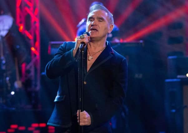 Morrissey played the Hyrdo in Glasgow on Saturday. Picture: PA